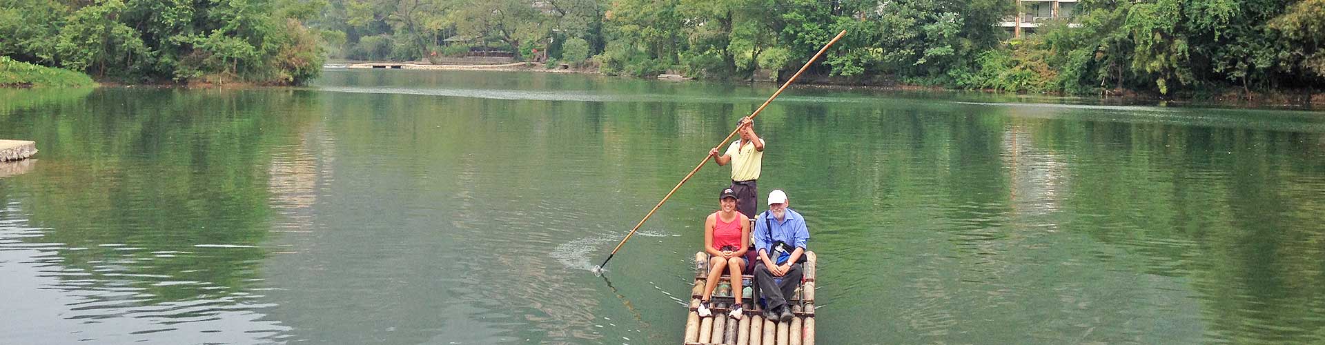 Yangshuo bamboo rafting experience