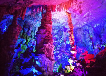 grotte de flûte de roseau