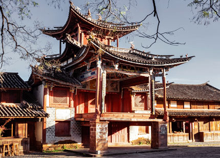 théatre dans le village de Shaxi