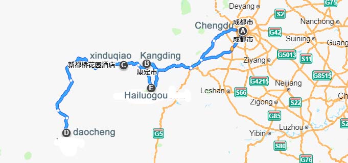 Excursion l'ouest du Sichuan avec le service de location de voiture en 9 jours