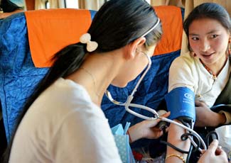 médecin dans le train