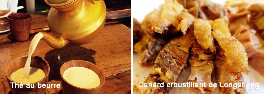 Thé au beurre et Canard croustillant de Longshang