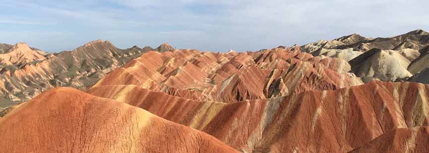 relief Danxia à Zhangye