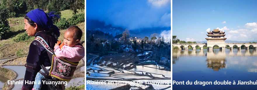 site touristiques à Jianshui et Yuanyang