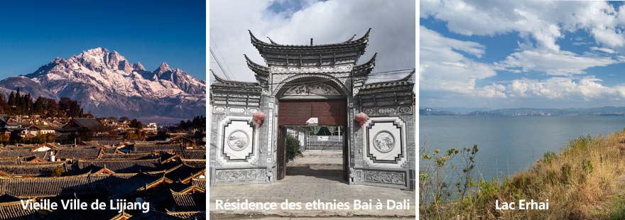 sites touristique à Dali et Lijiang