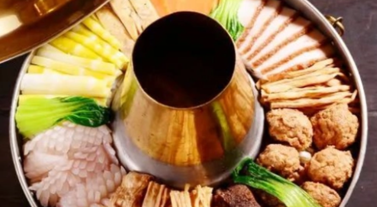 Hotpot de olla de bronce