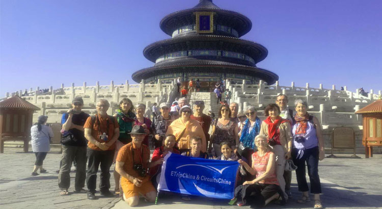 nos voyageurs dans le temple du ciel