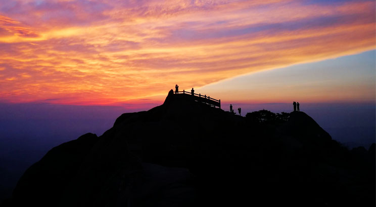 huangshan sunset