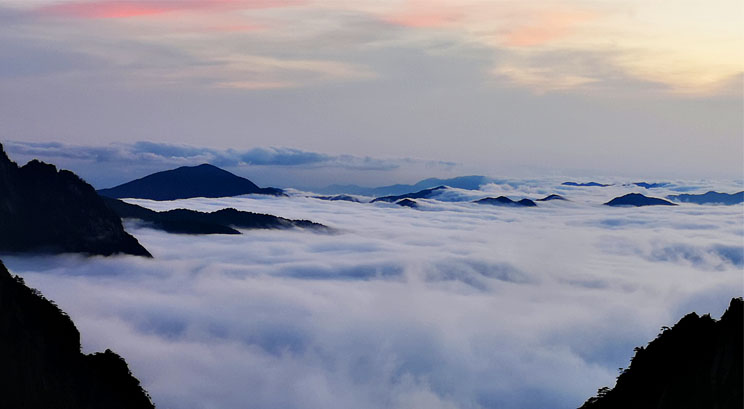 cloud sea of Huangshan Mountain