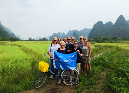 balade en vélo à Yangshuo