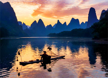 pesca en Xingping