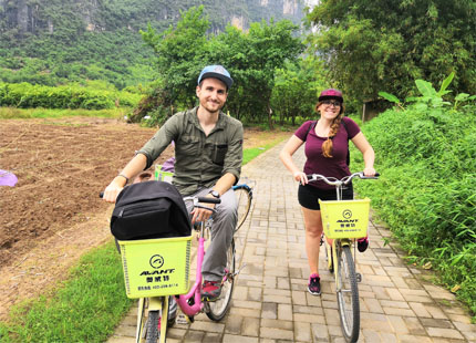 Yangshuo countryside biking