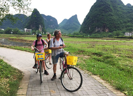 Yangshuo countryside biking