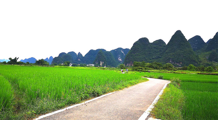 trekking en Yangshuo