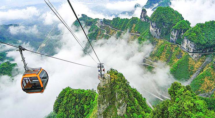 cable car of Zhangjiajie