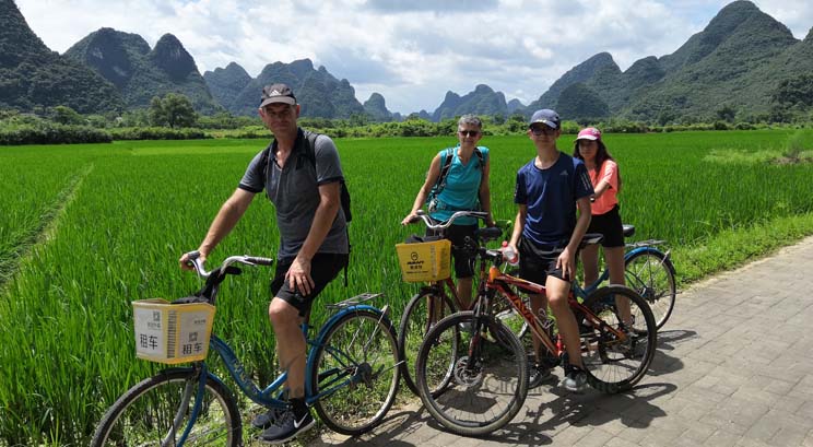 Yangshuo countryside cycling