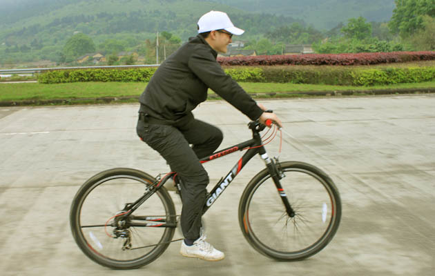 biking in Guilin