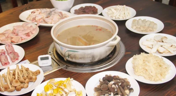 Fondue de setas silvestres 