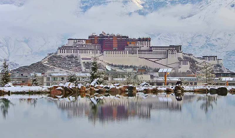 Potala Palace in Winter