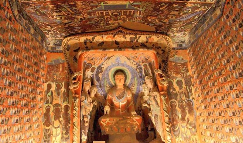 Statue in Mogao Cave