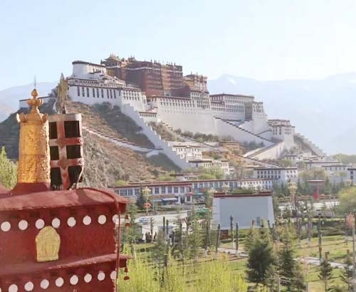 Potala in distance