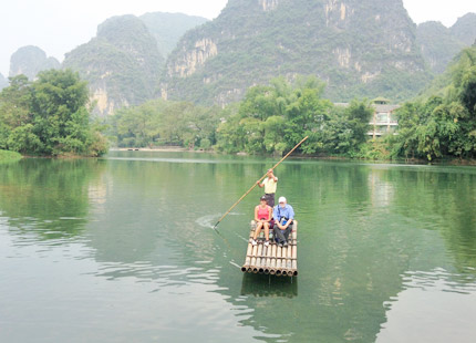 Yulong River Bamboo Rafting