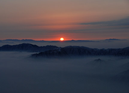 sunrise at Yellow Mountain