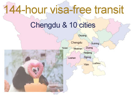 Chengdu visa-free transit