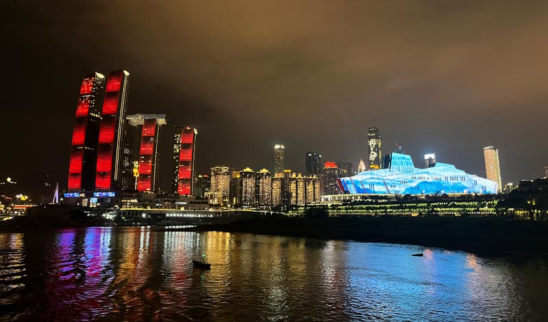 Night view of Chongqing