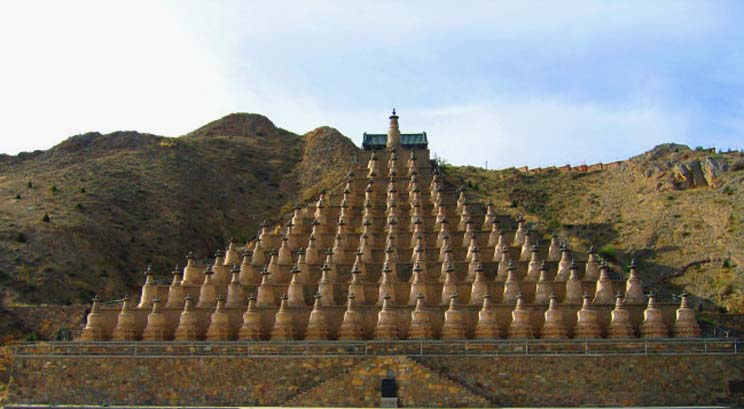 108 Stupas at Qingtongxia