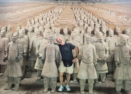 Customer at Terracotta Army