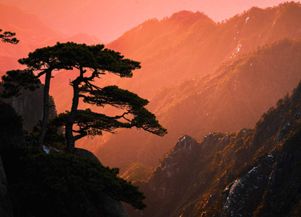 Sunset at Yellow Mountain