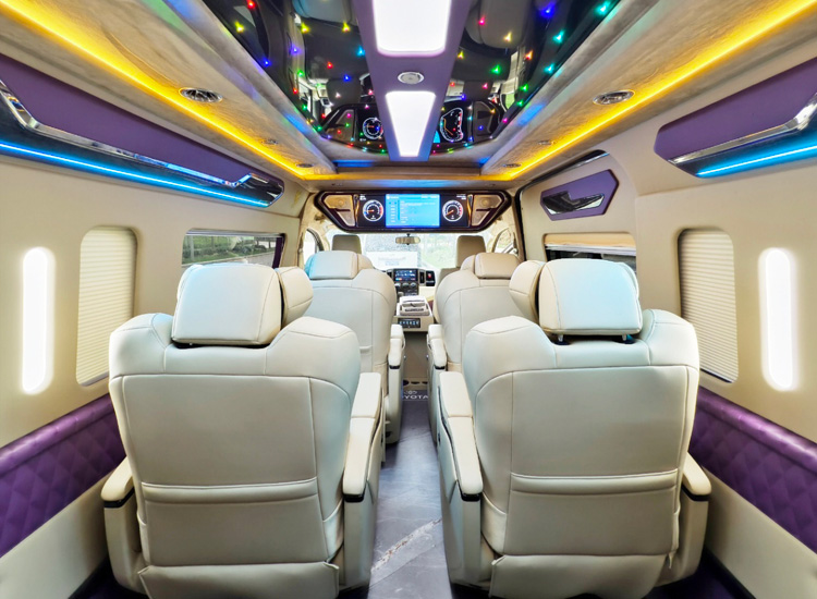 Interior of the Toyota Granvia
