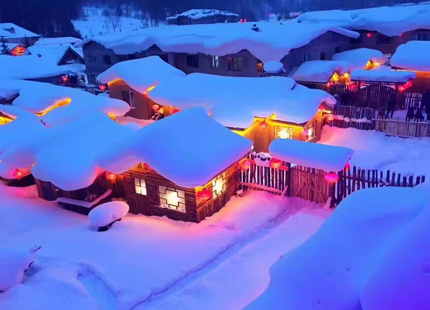 Snow Town near Harbin